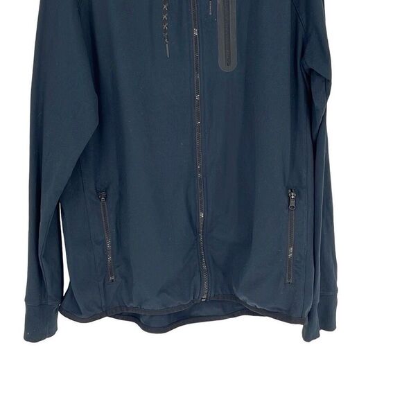 American Eagle Outfitters Men's Extreme Flex Full‎ Zip Hooded Jacket Black Large - Picture 4 of 10